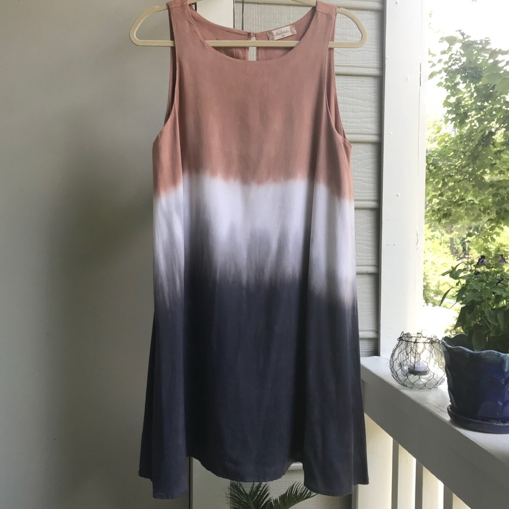 Altar’d State Ombré Knee Length Shift Dress Medium